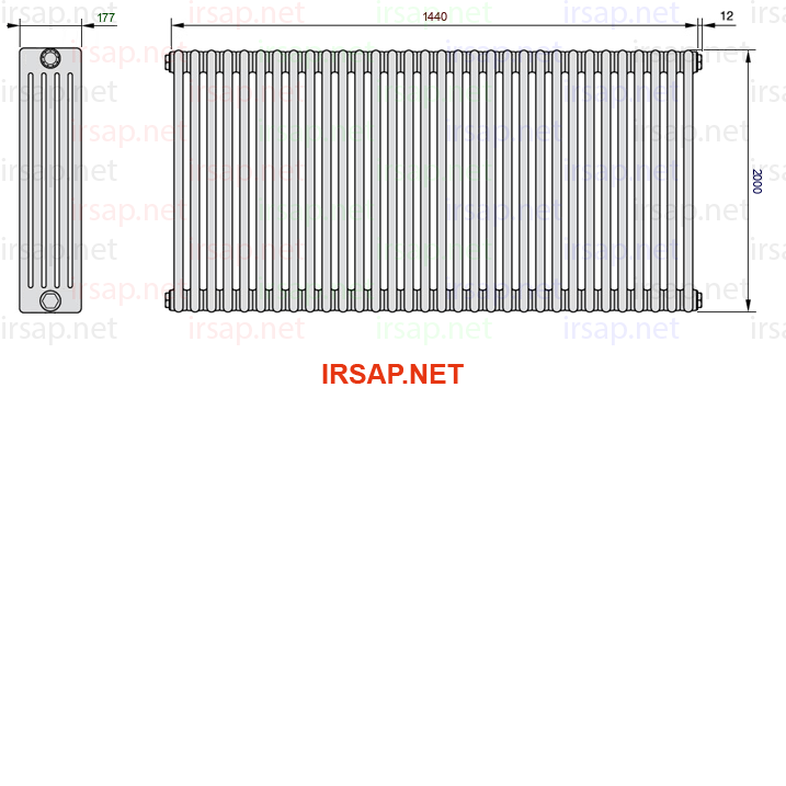 Радиатор IRSAP Tesi 52000/32 T12 CL 01